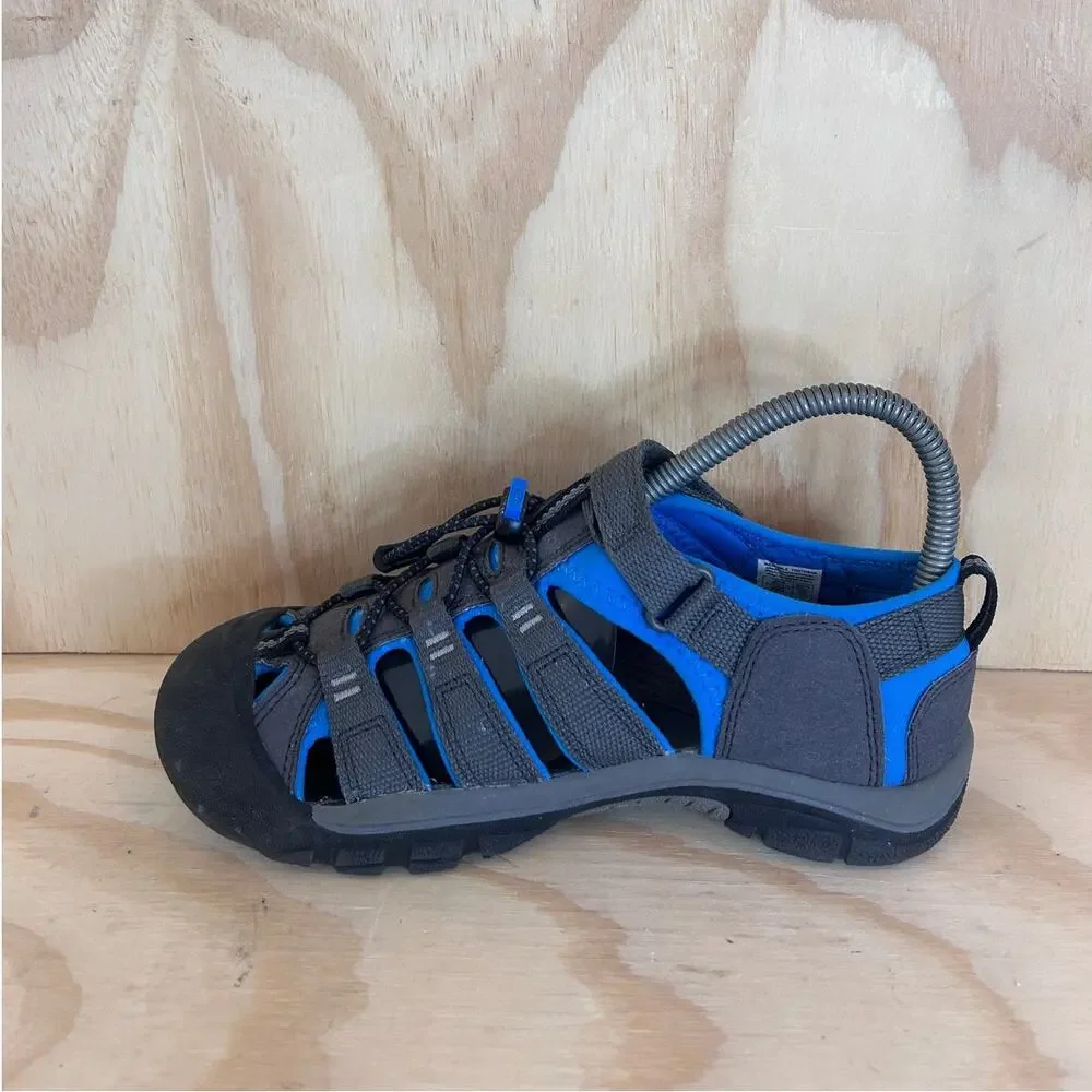 Keen - Newport H2 - Hiking Sandals - Gray/Blue - Big Kids - 4 - 1022839